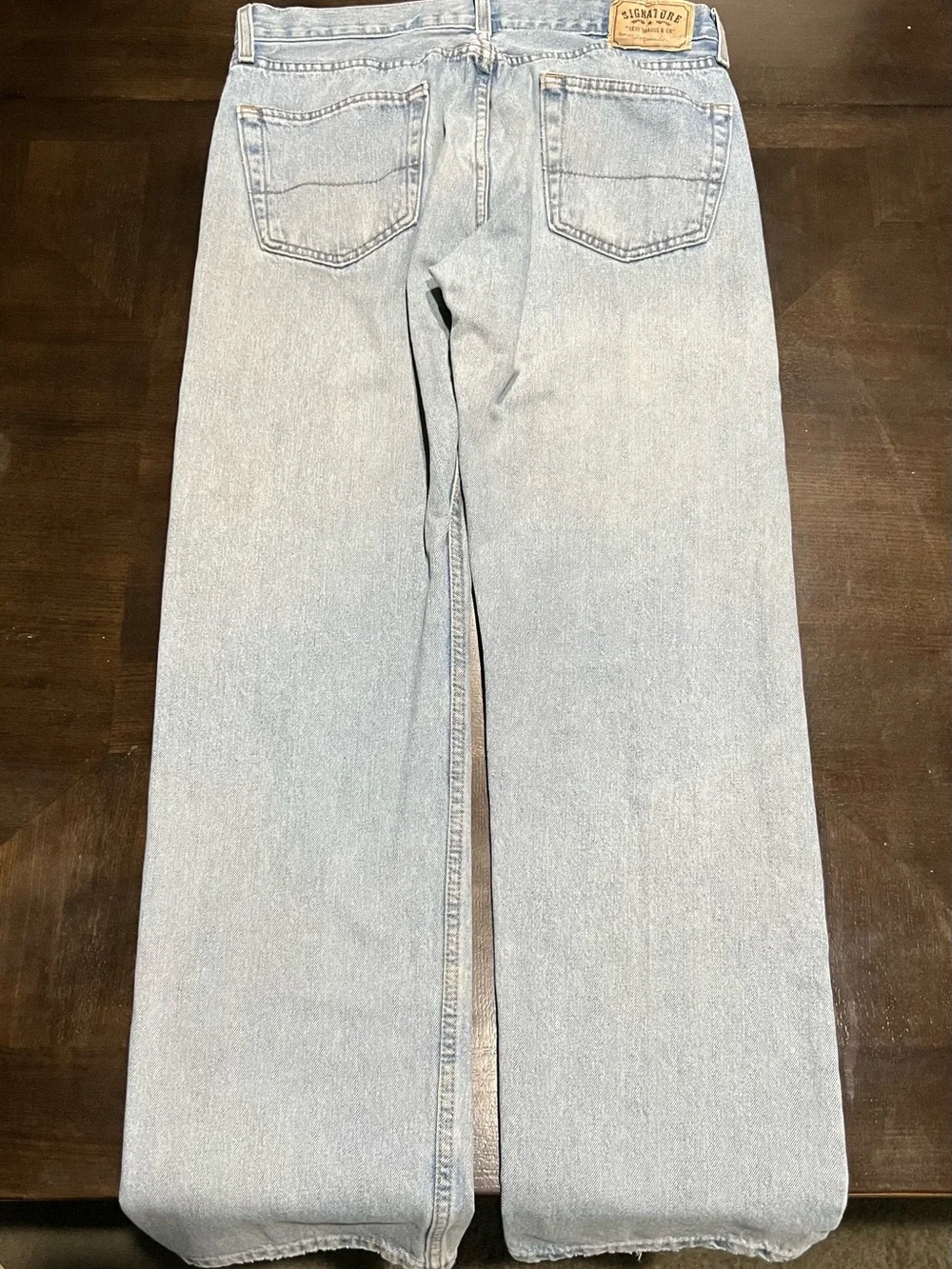 Levi's Signature Men's Jeans 34x34 Blue, Regular Fit, Straight Denim, Light Wash